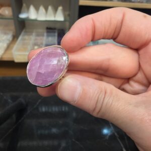Alternative view of YAKUT 7A KALİTE FASET KESİM 925 GÜMÜŞ EL YAPIMI YÜZÜK 8.10gr Y15