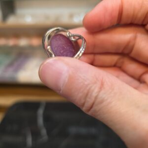 Alternative view of YAKUT 7A KALİTE FASET KESİM 925 GÜMÜŞ EL YAPIMI AYARLI YÜZÜK 9.12gr Y22