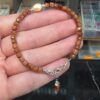 YILDIZ TAŞI ve İNCİ BİLEKLİK GÜMÜŞ APARATLI 16-19CM