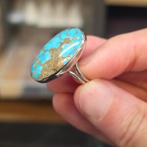 Alternative view of FİRUZE 7A KALİTE GÜMÜŞ AYARLI YÜZÜK 5,15Gr N9