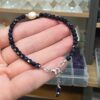 YILDIZ TAŞI ve İNCİ BİLEKLİK GÜMÜŞ APARATLI 16-19CM