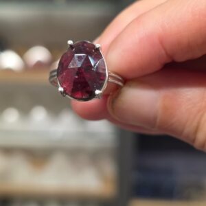 Alternative view of GRANAT 7A KALİTE FASET KESİM AYARLI GÜMÜŞ YÜZÜK 3,05gr N1