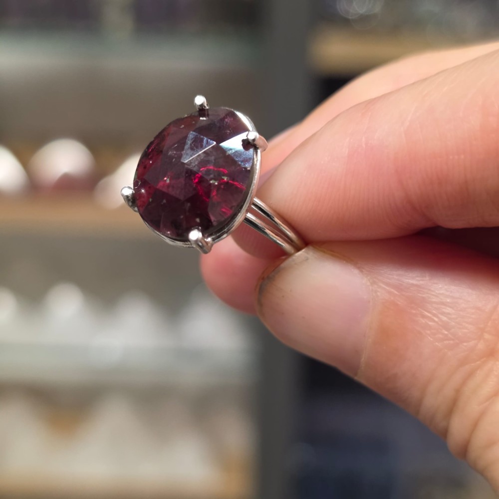 GRANAT 7A KALİTE FASET KESİM AYARLI GÜMÜŞ YÜZÜK 3,05gr N1