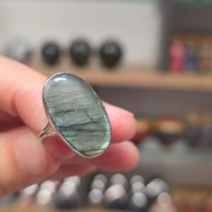 Alternative view of LABRODORİT 7A KALİTE GÜMÜŞ AYARLI YÜZÜK 5,54Gr L21
