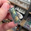 LABRODORİT 7A KALİTE GÜMÜŞ KOLYE UCU 9,26Gr L45