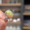 ATEŞ OPAL ETİYOPYA 7A KALİTE AYARLI GÜMÜŞ YÜZÜK 2,78Gr N28