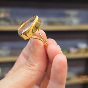 Alternative view of AMETİST GREN ALTIN KAPLAMA GÜMÜŞ YÜZÜK 3,75Gr G7