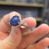 LAPİS LAZULİ FASET KESİM AYARLI GÜMÜŞ YÜZÜK 3,55Gr L17
