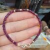 YAKUT 7A KALİTE FASET KESİM 3MM GÜMÜŞ APARATLI 16-19 BİLEKLİK YB4