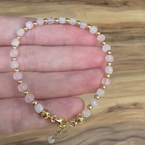GÜL KUVARS GÜMÜŞ APARATLI 16-19CM BİLEKLİK G2