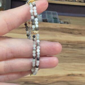 Alternative view of AKİK KARMA RENKLİ 2Lİ 2MM BİLEKLİK 16-19CM A23