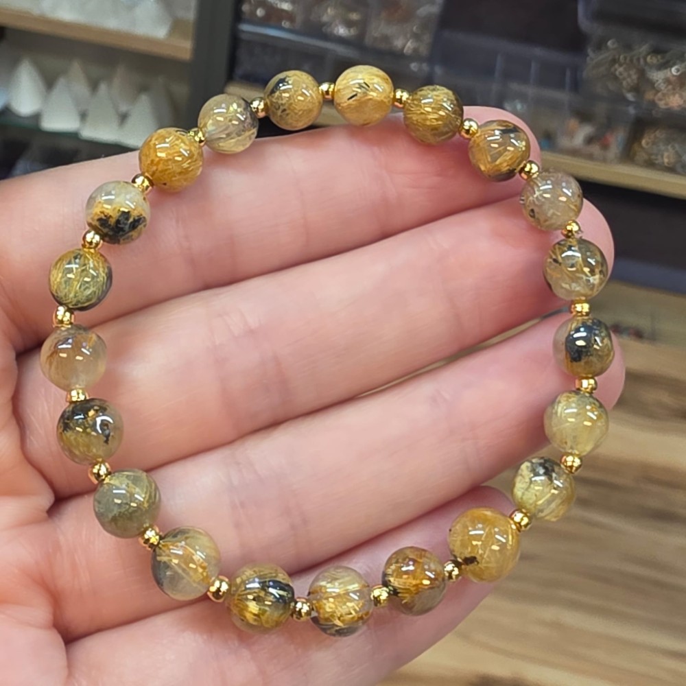 İĞNECİKLİ KUVARS 7A KALİTE BİLEKLİK 16-18CM İ3