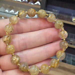 İĞNECİKLİ KUVARS 7A KALİTE BİLEKLİK 16-18CM İ2