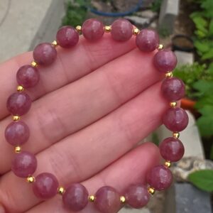 PEMBE TURMALİN 7A KALİTE 6MM BİLEKLİK 16-19CM T5