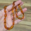 KEHRİBAR YETİŞKİN KOLYESİ ORİJİNAL 11,57Gr 45cm K51