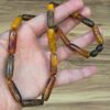 KEHRİBAR YETİŞKİN KOLYESİ ORİJİNAL 19,18Gr 49cm K64