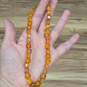 KEHRİBAR BEBEK KOLYESİ ORİJİNAL 12,50Gr 32,5CM K93