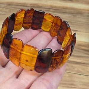 KEHRİBAR ÖZEL KESİM BİLEKLİK ORİJİNAL 15,11Gr 16-19CM B7