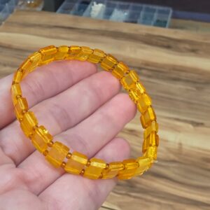 KEHRİBAR ÖZEL KESİM BİLEKLİK ORİJİNAL 4,86Gr 16-19CM B11