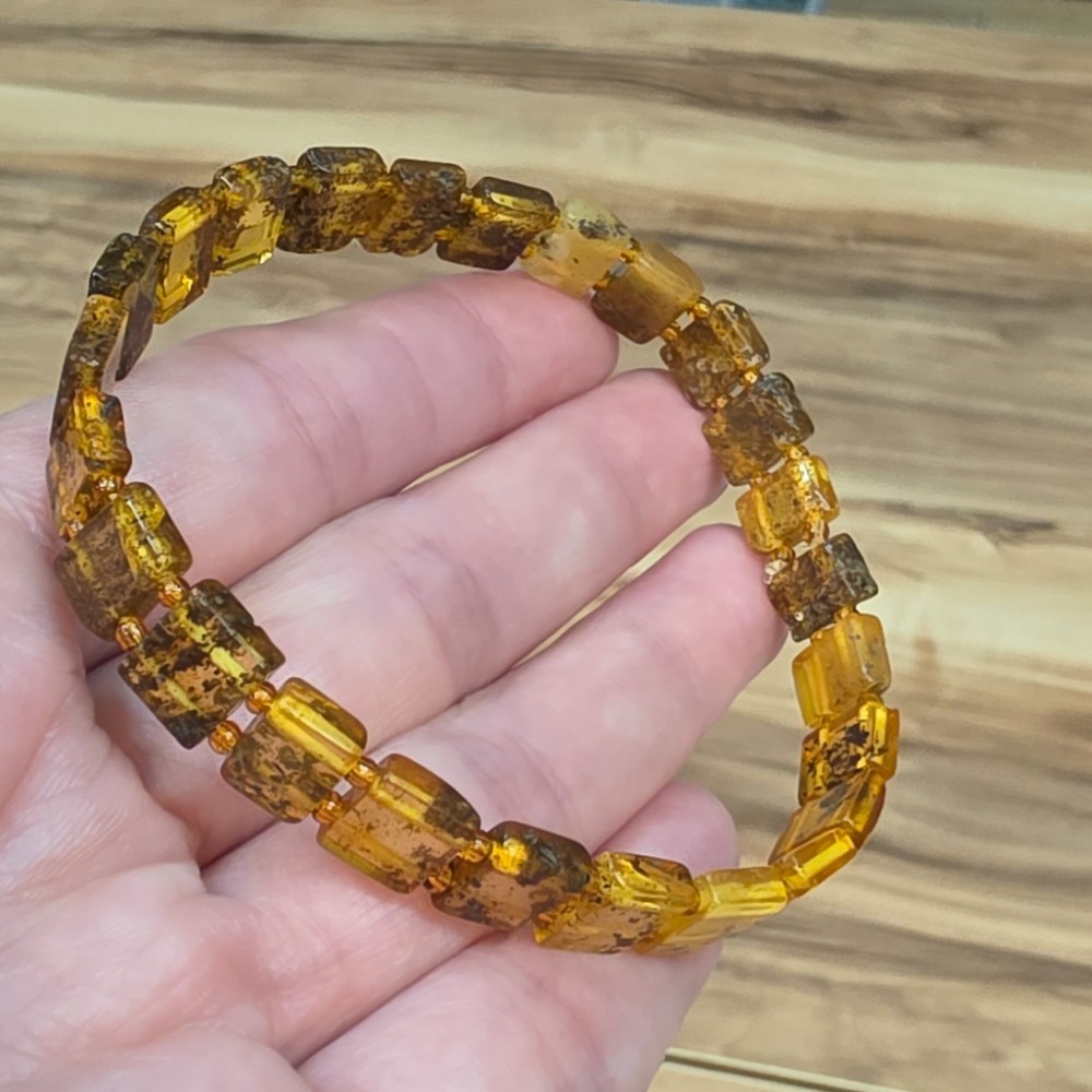 KEHRİBAR ÖZEL KESİM BİLEKLİK ORİJİNAL 5,10Gr 16-19CM B10