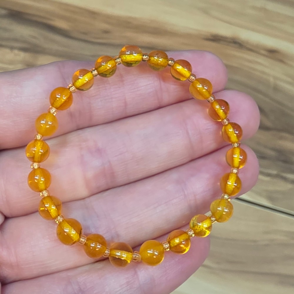 KEHRİBAR ÇOCUK-BEBEK BİLEKLİK ORİJİNAL 11-15CM B35