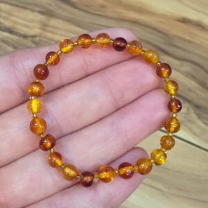 KEHRİBAR ÇOCUK-BEBEK BİLEKLİK ORİJİNAL 11-15CM B37