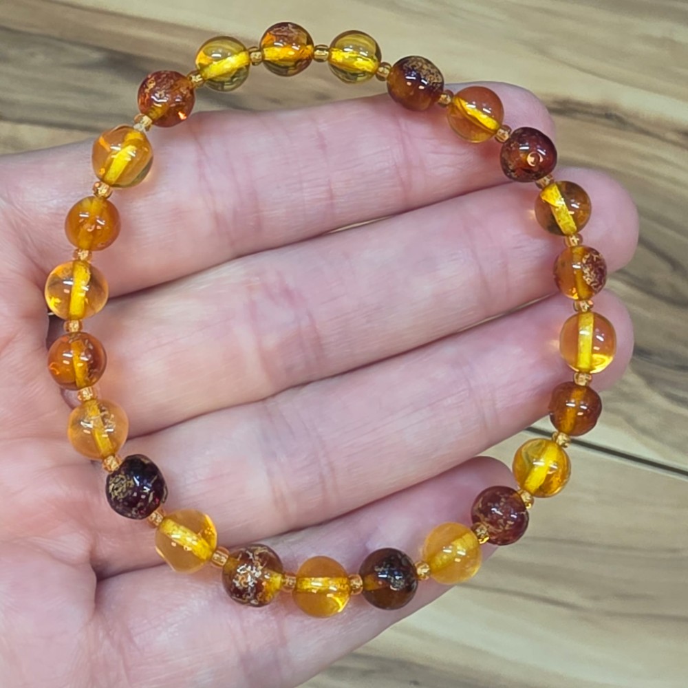 KEHRİBAR BİLEKLİK ORİJİNAL 16-18CM B34