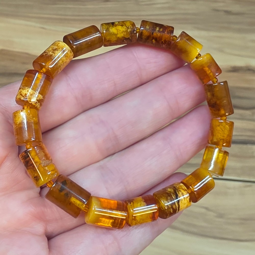 KEHRİBAR BİLEKLİK ORİJİNAL 16-18CM B35