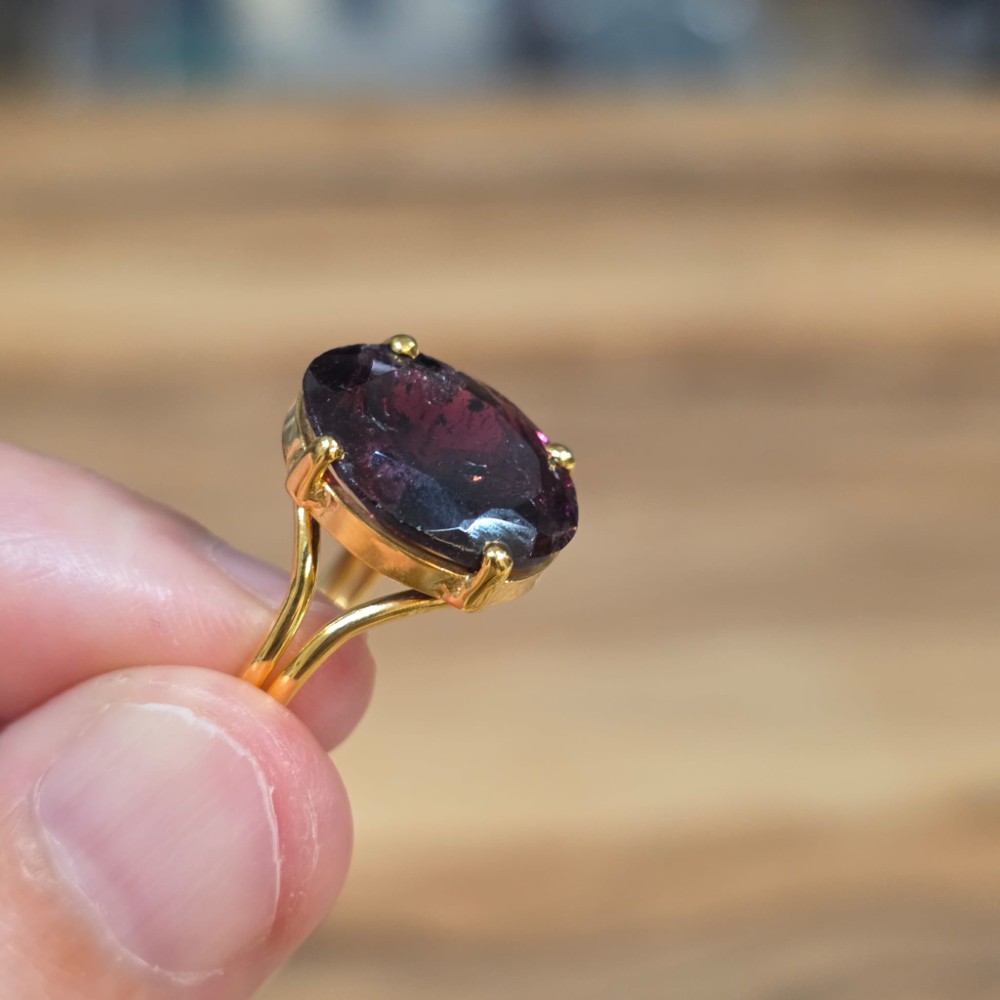 GRANAT 7A KALİTE FASET KESİM AYARLI GÜMÜŞ YÜZÜK 4,39gr N23