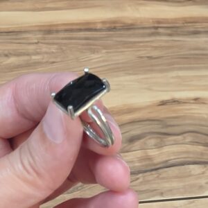 ONİKS FASET KESİM AA KALİTE AYARLI GÜMÜŞ YÜZÜK 3,50GR O3 - Görsel 3