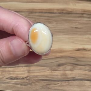 KARNELYON AKİK AYARLI YÜZÜK 5,94GR K9 - Görsel 2