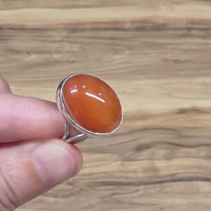 KARNELYON AKİK AYARLI YÜZÜK 5,95GR K5