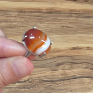 Alternative view of KARNELYON AKİK AYARLI YÜZÜK 6,22GR K21