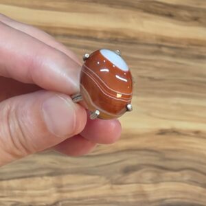 KARNELYON AKİK AYARLI YÜZÜK 5,94GR K15 - Görsel 2