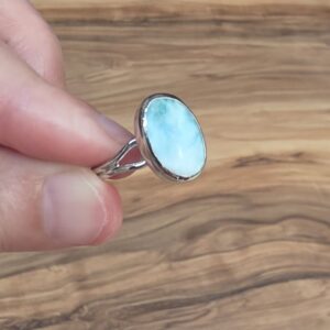 LARİMAR 7A KALİTE AYARLI GÜMÜŞ YÜZÜK 3,47GR L7