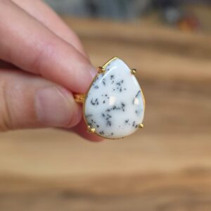 DENTRİL OPAL AA KALİTE AYARLI GÜMÜŞ YÜZÜK 4,24GR O7 - Görsel 2