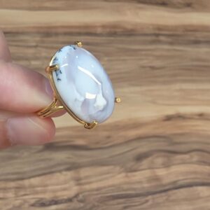 DENTRİL OPAL AA KALİTE AYARLI GÜMÜŞ YÜZÜK 5,27GR O3
