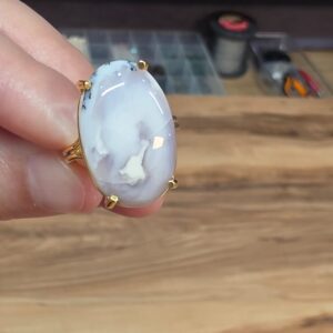 DENTRİL OPAL AA KALİTE AYARLI GÜMÜŞ YÜZÜK 5,27GR O3 - Görsel 2