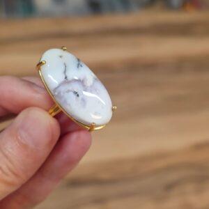 DENTRİL OPAL AA KALİTE AYARLI GÜMÜŞ YÜZÜK 7,46GR O2