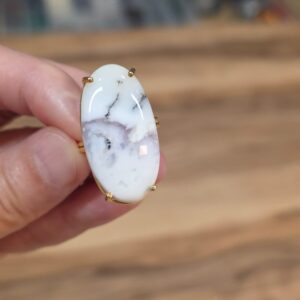 Alternative view of DENTRİL OPAL AA KALİTE AYARLI GÜMÜŞ YÜZÜK 7,46GR O2