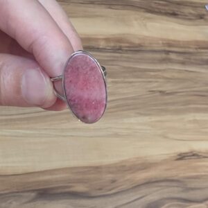 RODONİT AA KALİTE GÜMÜŞ AYARLI YÜZÜK 6,25GR R2 - Görsel 2