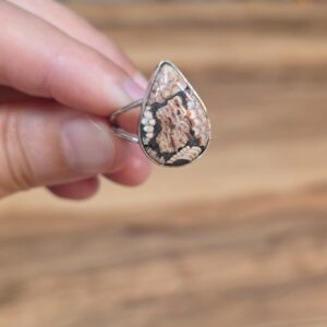 YILAN FOSİLİ ORİJİNAL AYARLI GÜMÜŞ YÜZÜK  4,20 GR Y6