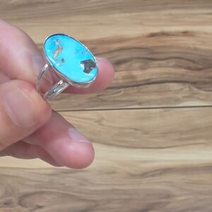FİRUZE 7A KALİTE GÜMÜŞ AYARLI YÜZÜK 3,70Gr N78