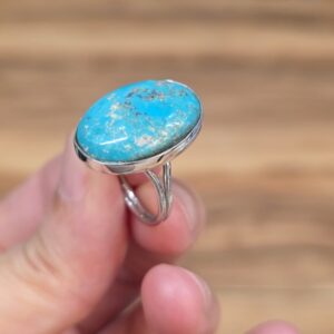 Alternative view of FİRUZE 7A KALİTE GÜMÜŞ AYARLI YÜZÜK 5,30Gr N75