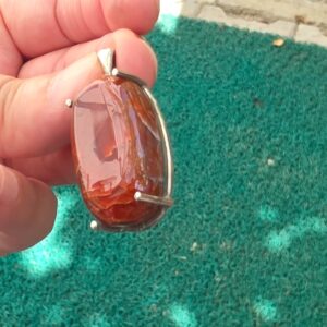 AKİK KOLEKSİYON  ÖZEL KESİM GÜMÜŞ KOLYE UCU 11,40GR A9 - Görsel 4