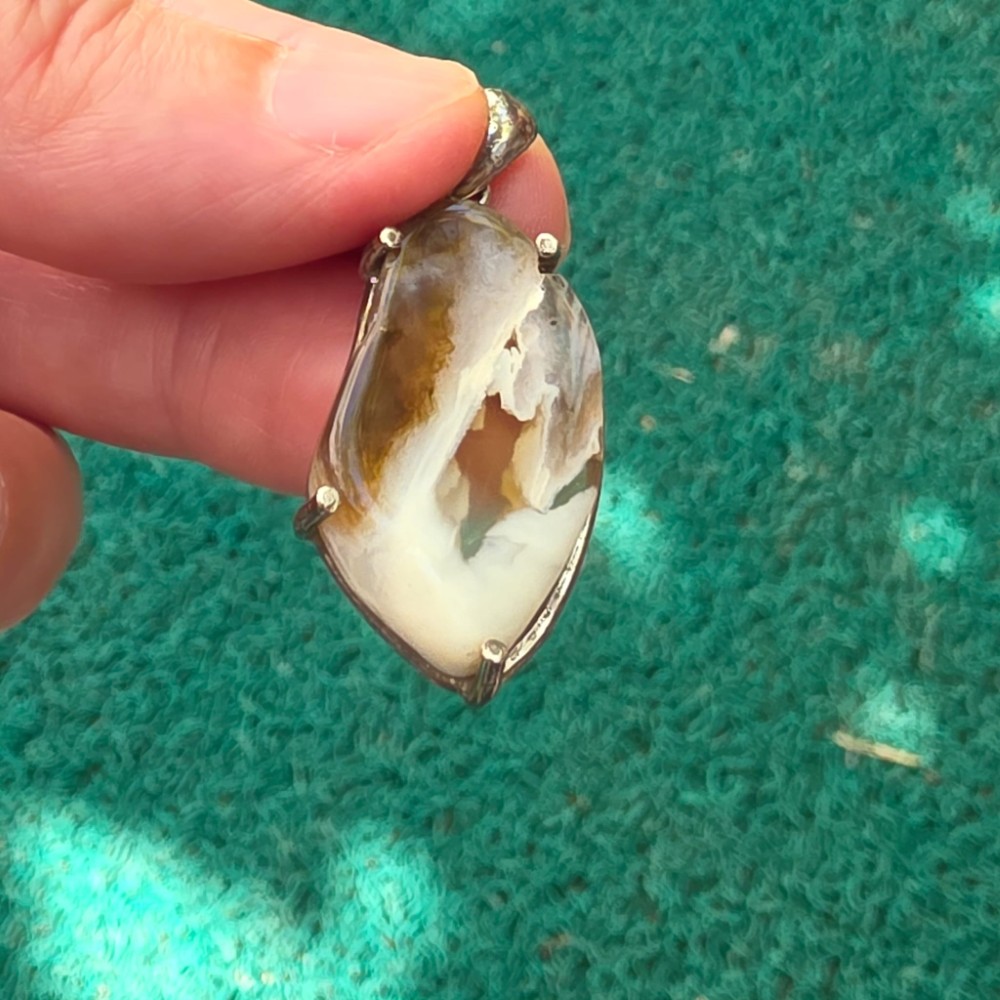 AKİK KOLEKSİYON ÖZEL KESİM GÜMÜŞ KOLYE UCU 4,00GR A16 - Görsel 2