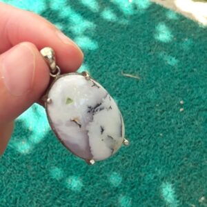 DENTRİL OPAL AA KALİTE GÜMÜŞ KOLYE UCU 7,90GR D1