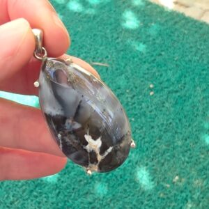 Alternative view of DENTRİL OPAL AA KALİTE GÜMÜŞ KOLYE UCU 11,25GR D2