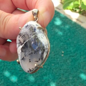 Alternative view of DENTRİL OPAL AA KALİTE GÜMÜŞ KOLYE UCU 9,75GR D5