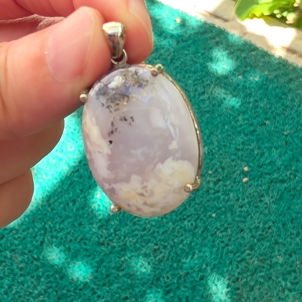 DENTRİL OPAL AA KALİTE GÜMÜŞ KOLYE UCU 10,30GR D7 - Görsel 4